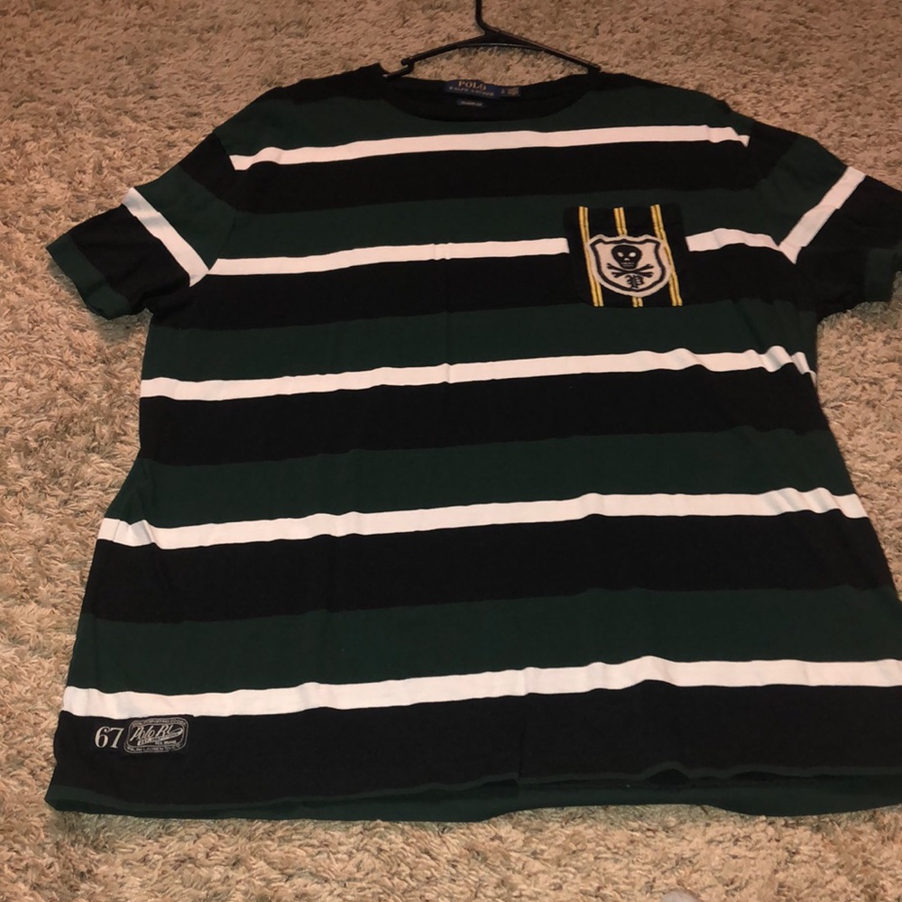 Polo T Shirt   Skull and Bones